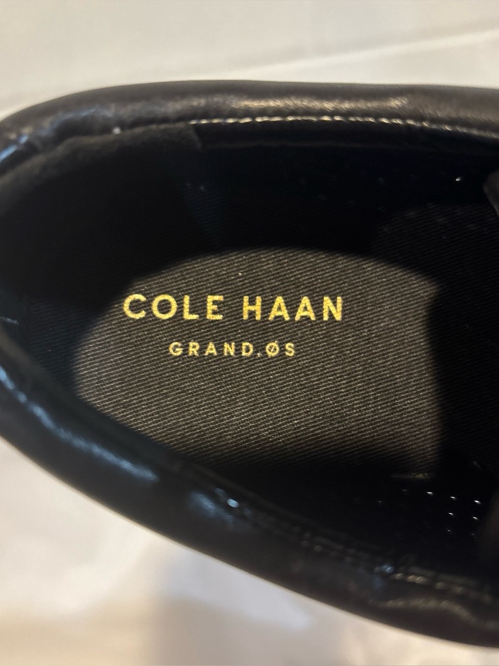 Cole Haan Grand OS black suede leather sneaker shoe size 7.5B - Picture 12 of 12